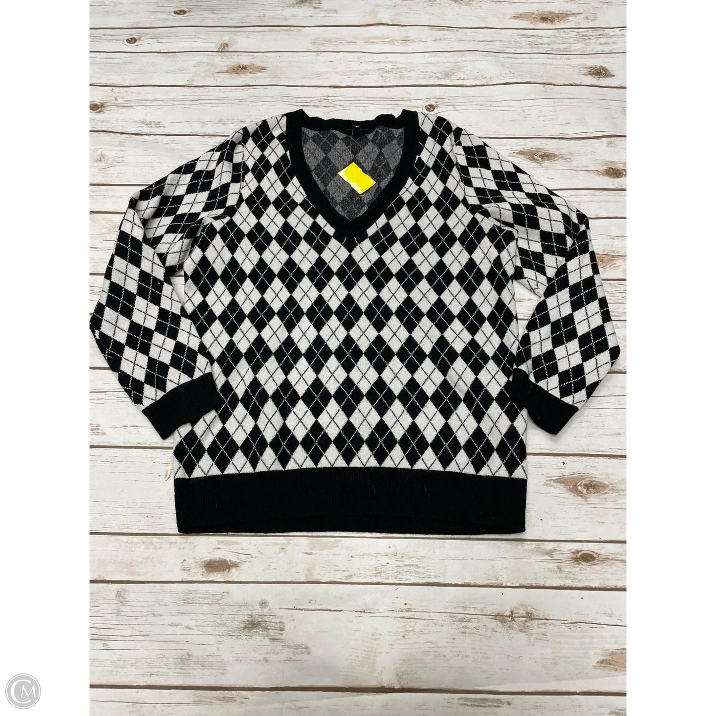 Sweater By Torrid In Black & White, Size: Xl
