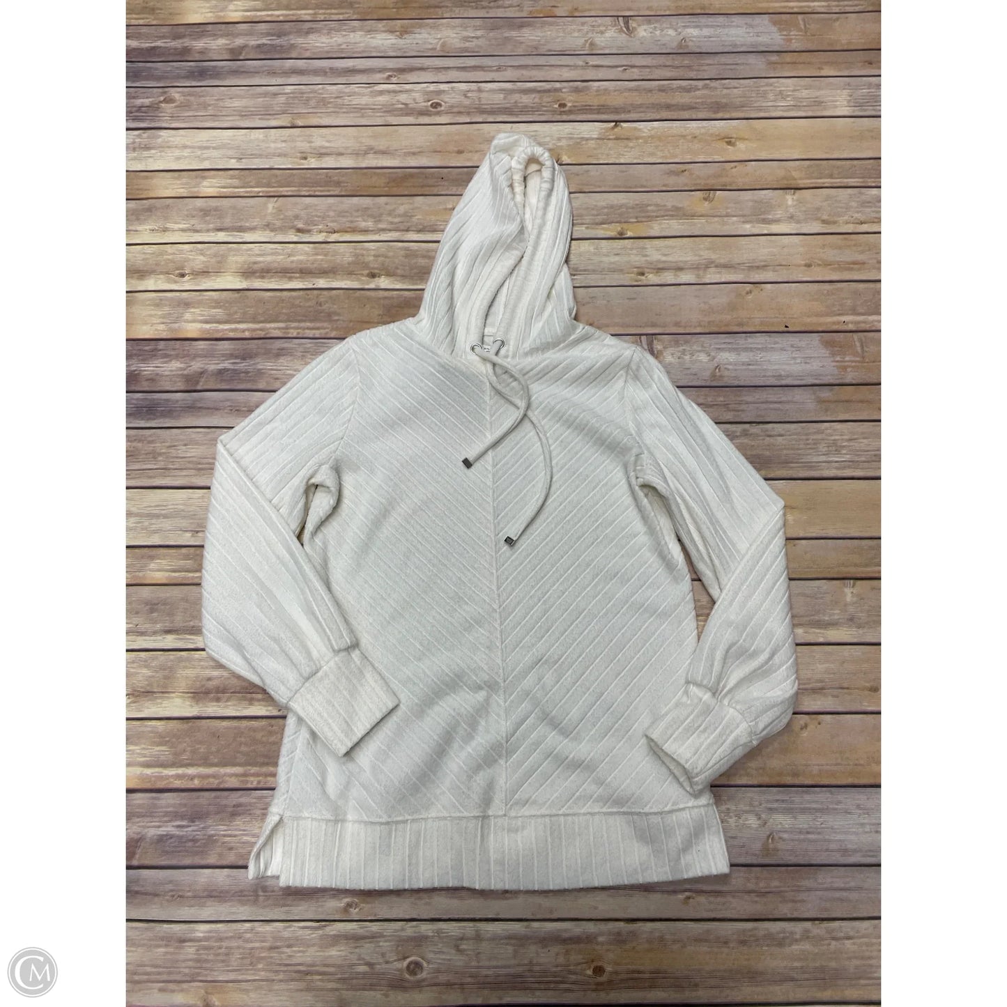 Top Long Sleeve By Nine West In Ivory, Size: L