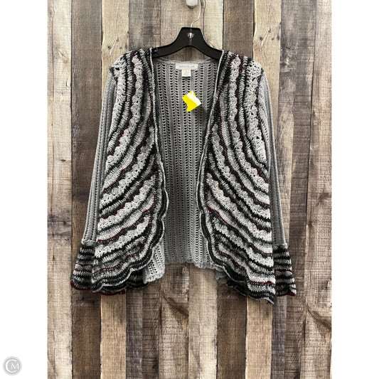 Sweater Cardigan By Skyes The Limit In Grey, Size: S