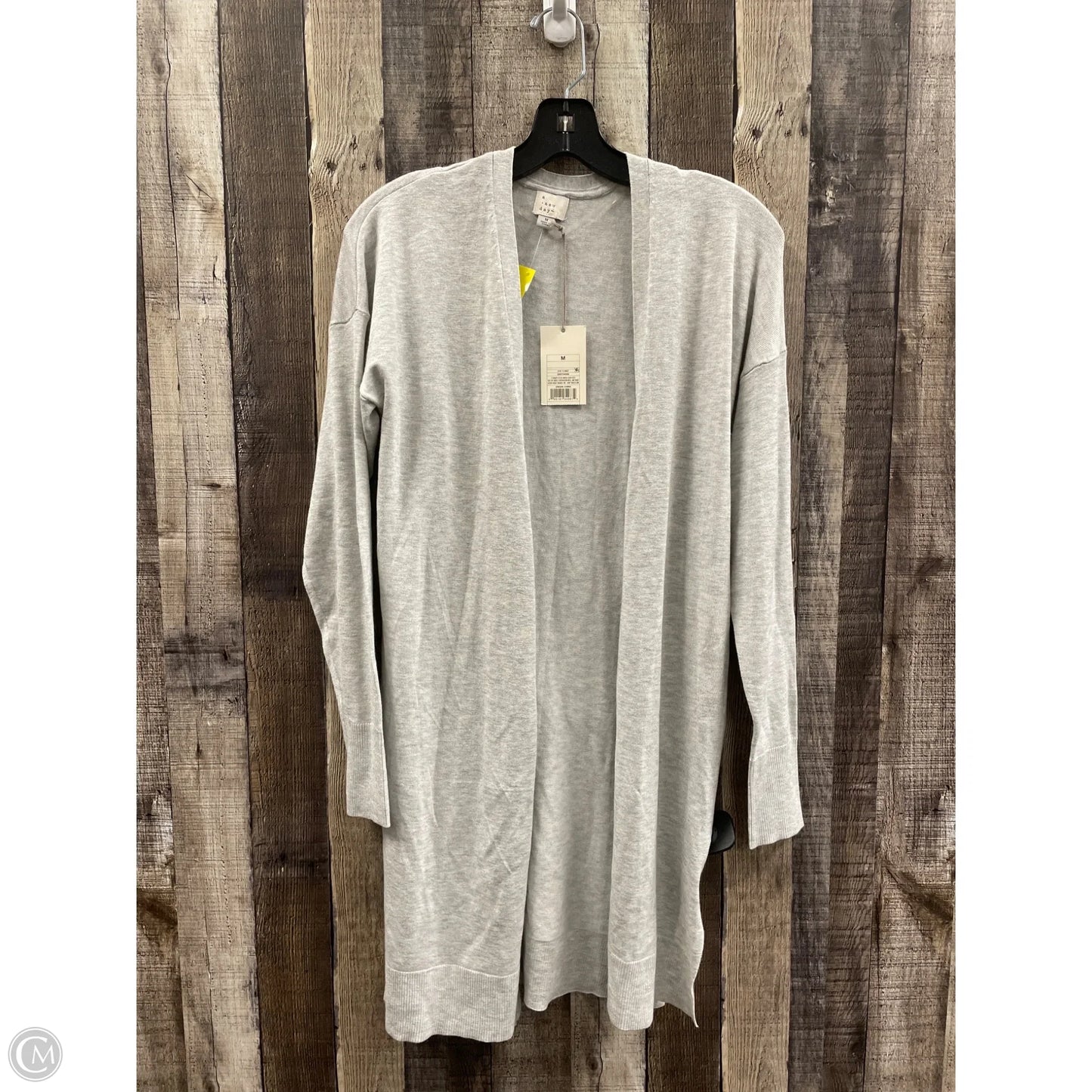Sweater Cardigan By A New Day In Grey, Size: M