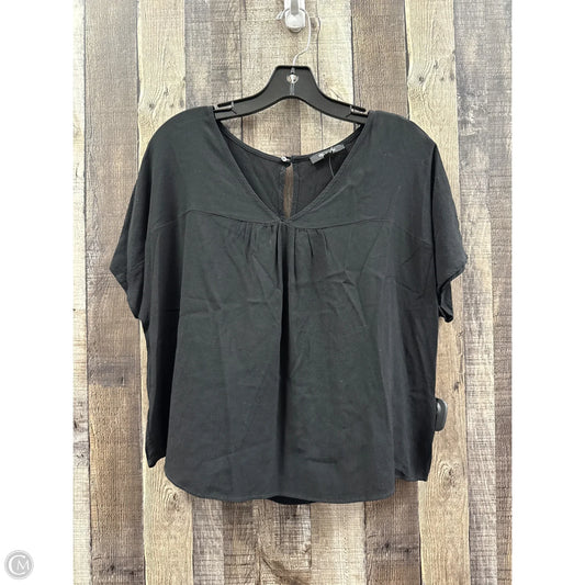 Top Short Sleeve By Madewell In Black, Size: S