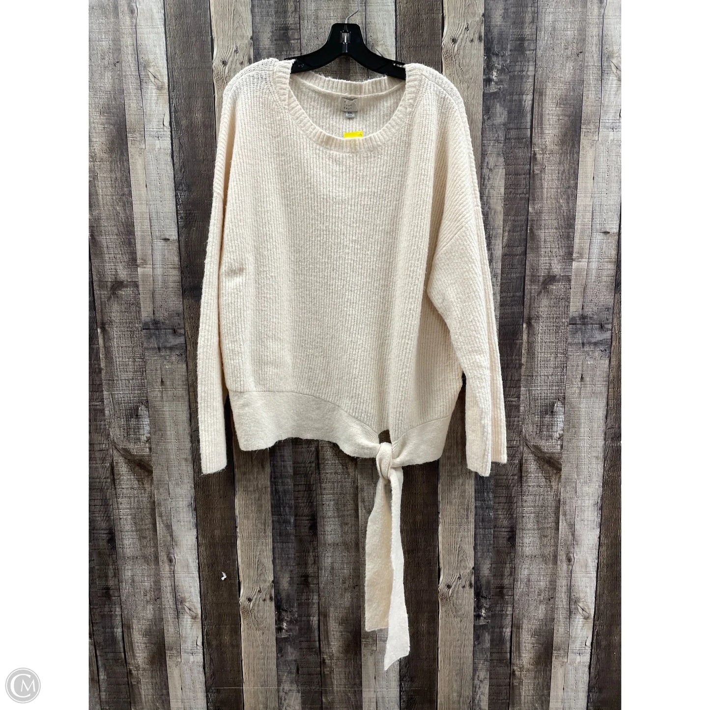 Sweater By A New Day In Ivory, Size: Xxl