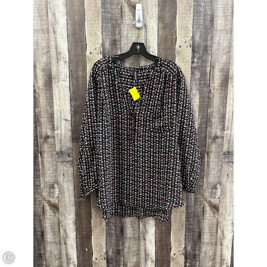 Top 3/4 Sleeve By Maurices In Multi-colored, Size: 3x