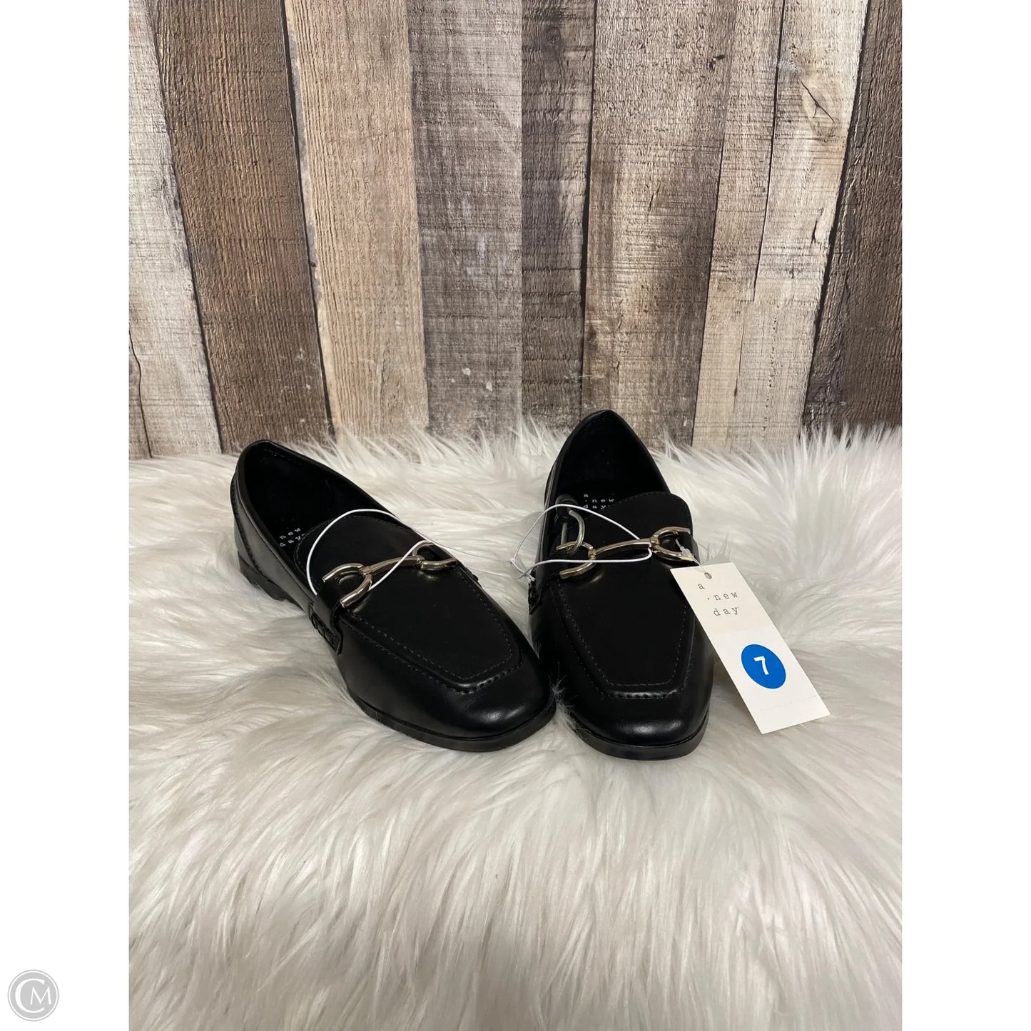 Shoes Flats By A New Day In Black, Size: 7