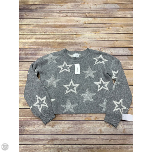 Sweater By Pink Rose In Grey & White, Size: M
