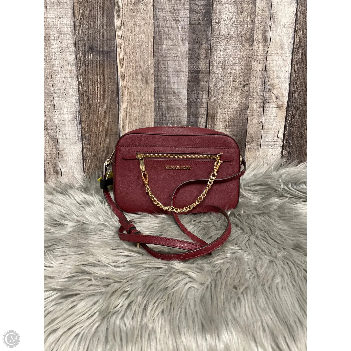 Crossbody Designer By Michael Kors, Size: Medium