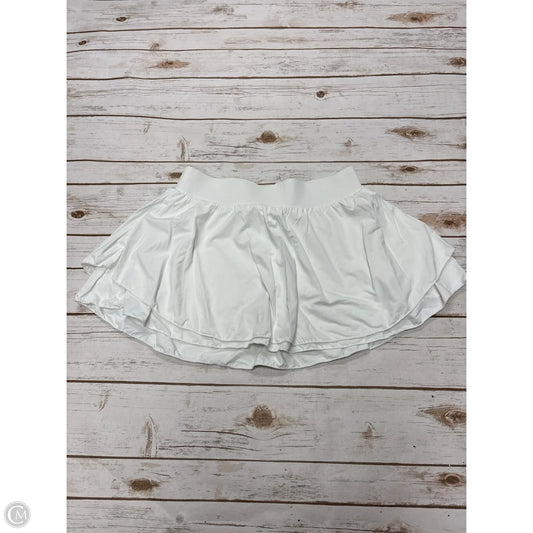 Athletic Skort By Cmf In White, Size: L