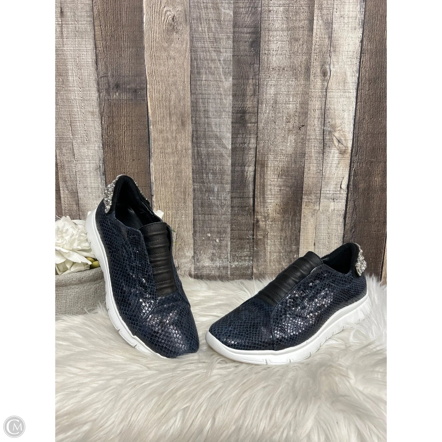 Shoes Flats By Sesto Meucci In Navy, Size: 9