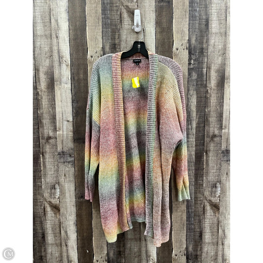 Sweater Cardigan By Torrid In Multi-colored, Size: 3x
