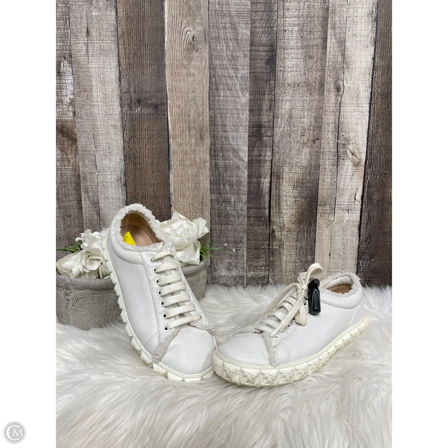 Shoes Designer By Stuart Weitzman In Ivory, Size: 8.5