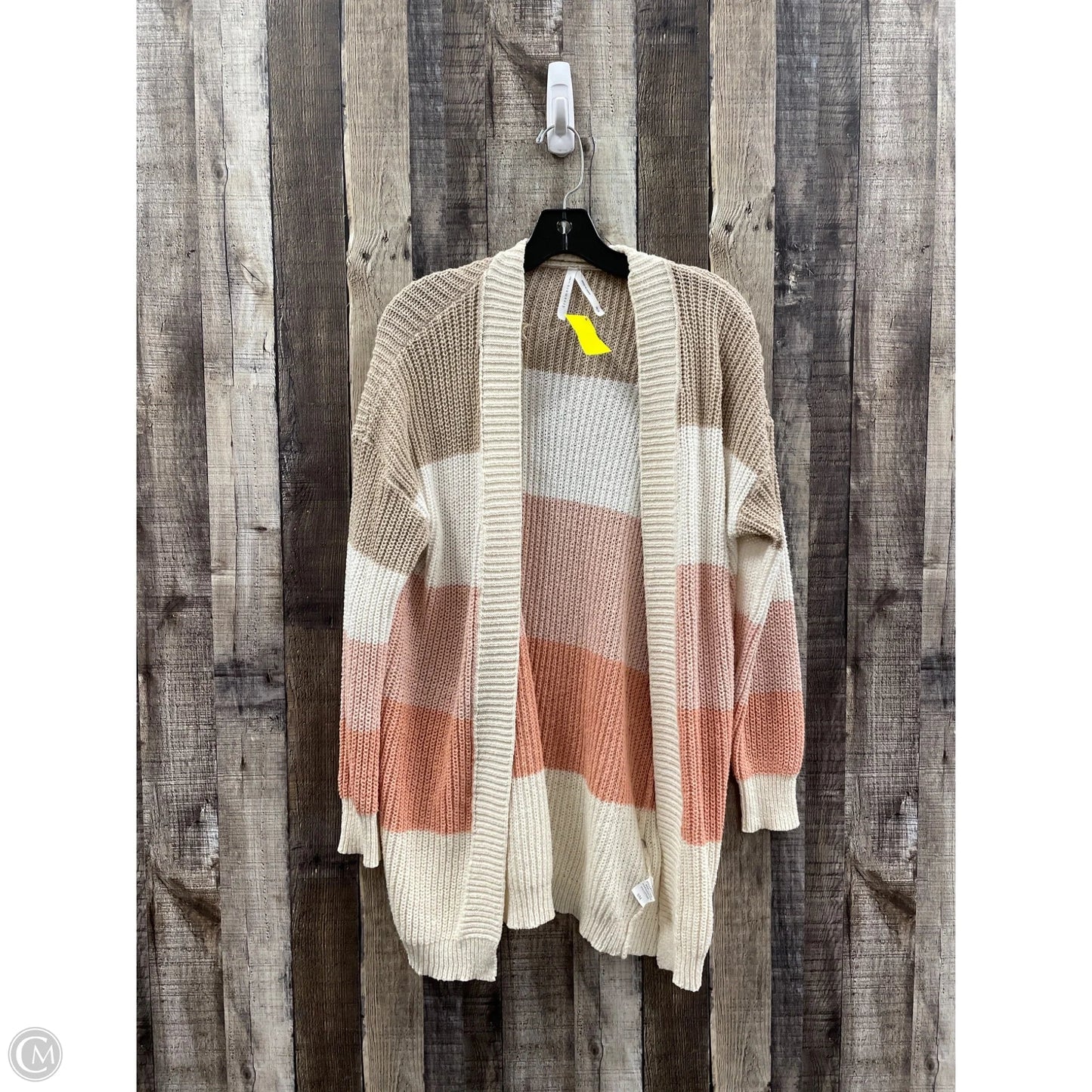 Sweater Cardigan By Dreamers In Multi-colored, Size: S