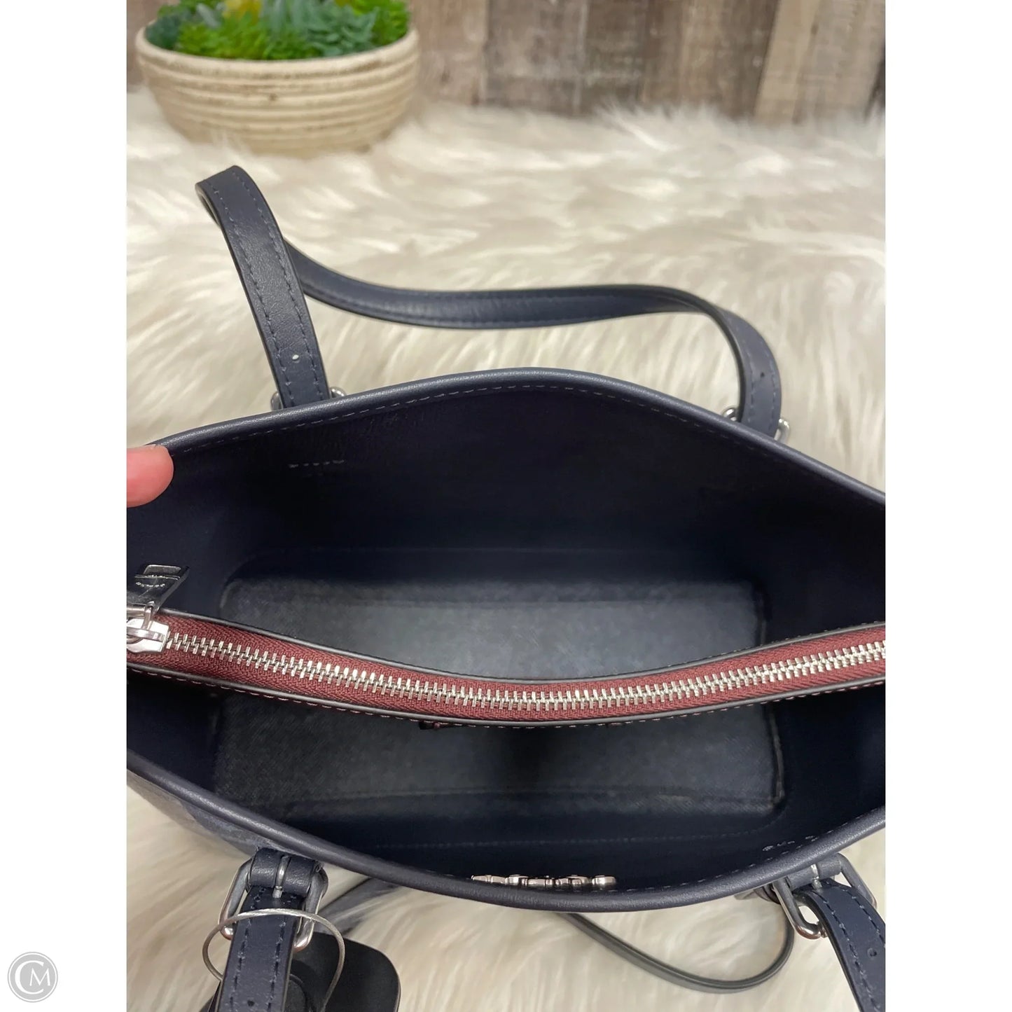 Crossbody Designer By Coach, Size: Medium