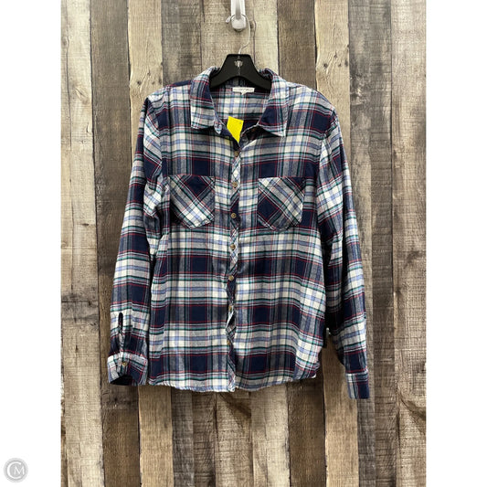 Top Long Sleeve By Maurices In Multi-colored, Size: L