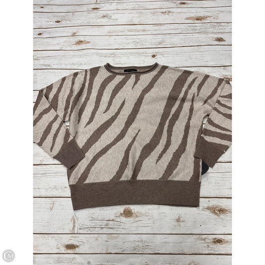 Sweater By Tahari In Tan, Size: M