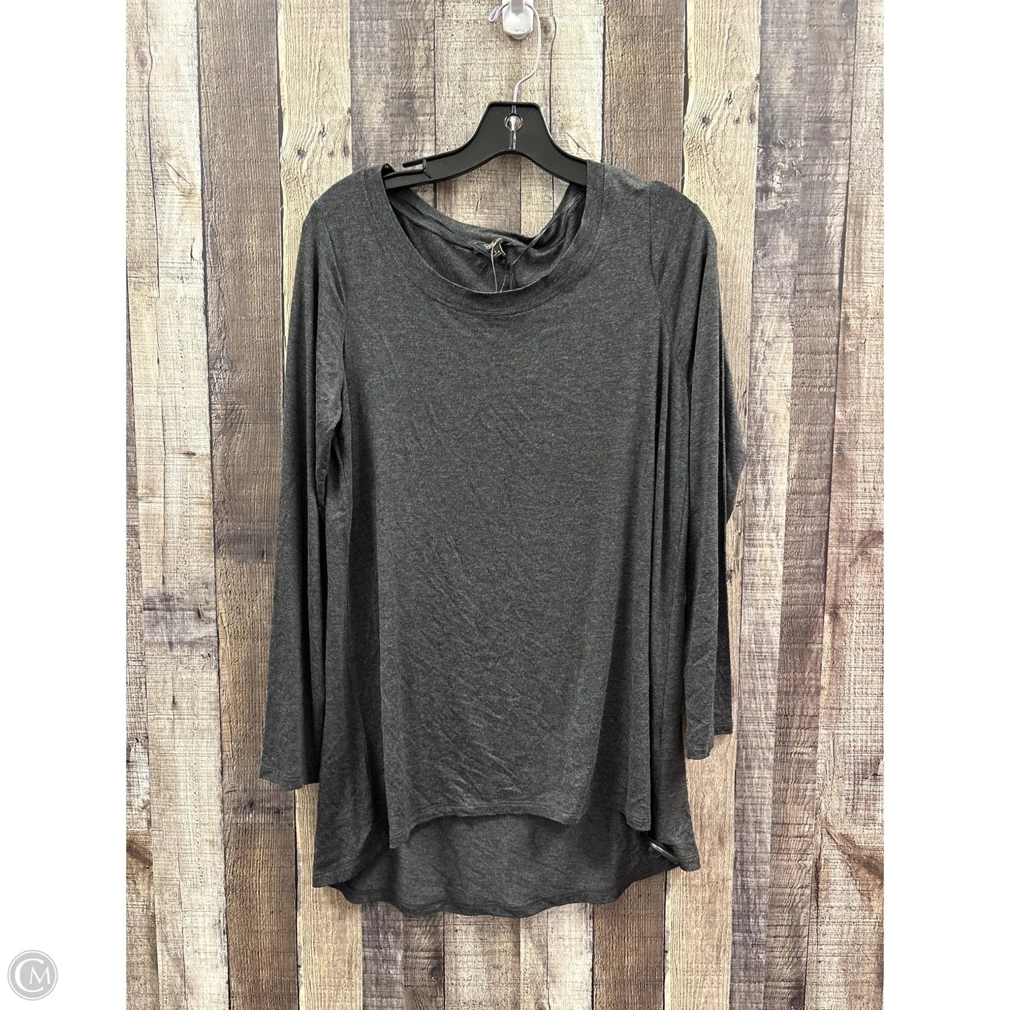 Tunic Long Sleeve By Cupio In Grey, Size: L