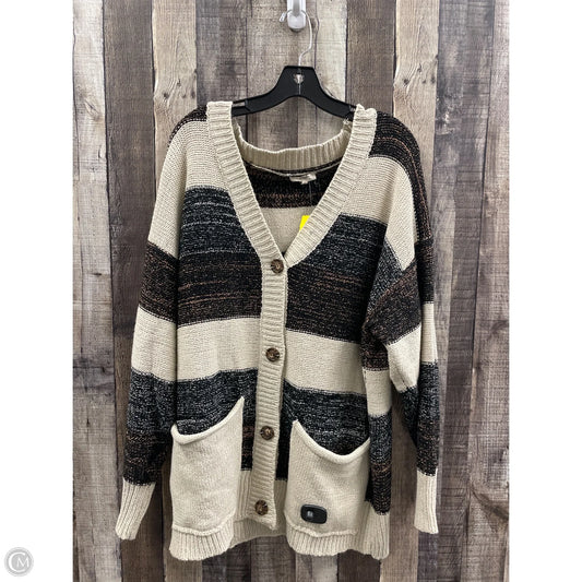 Sweater Cardigan By Easel In Multi-colored, Size: L