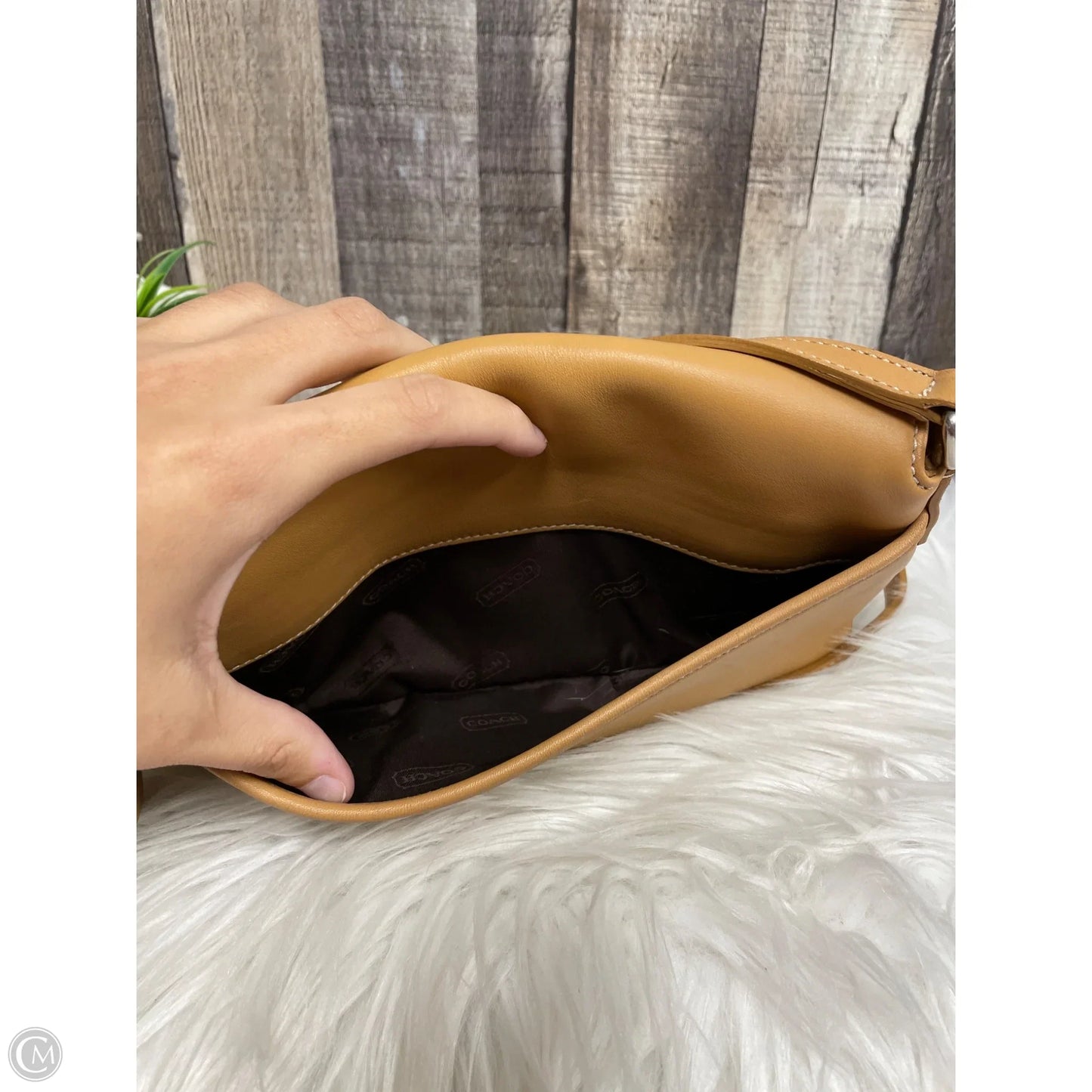 Crossbody Designer By Coach, Size: Small