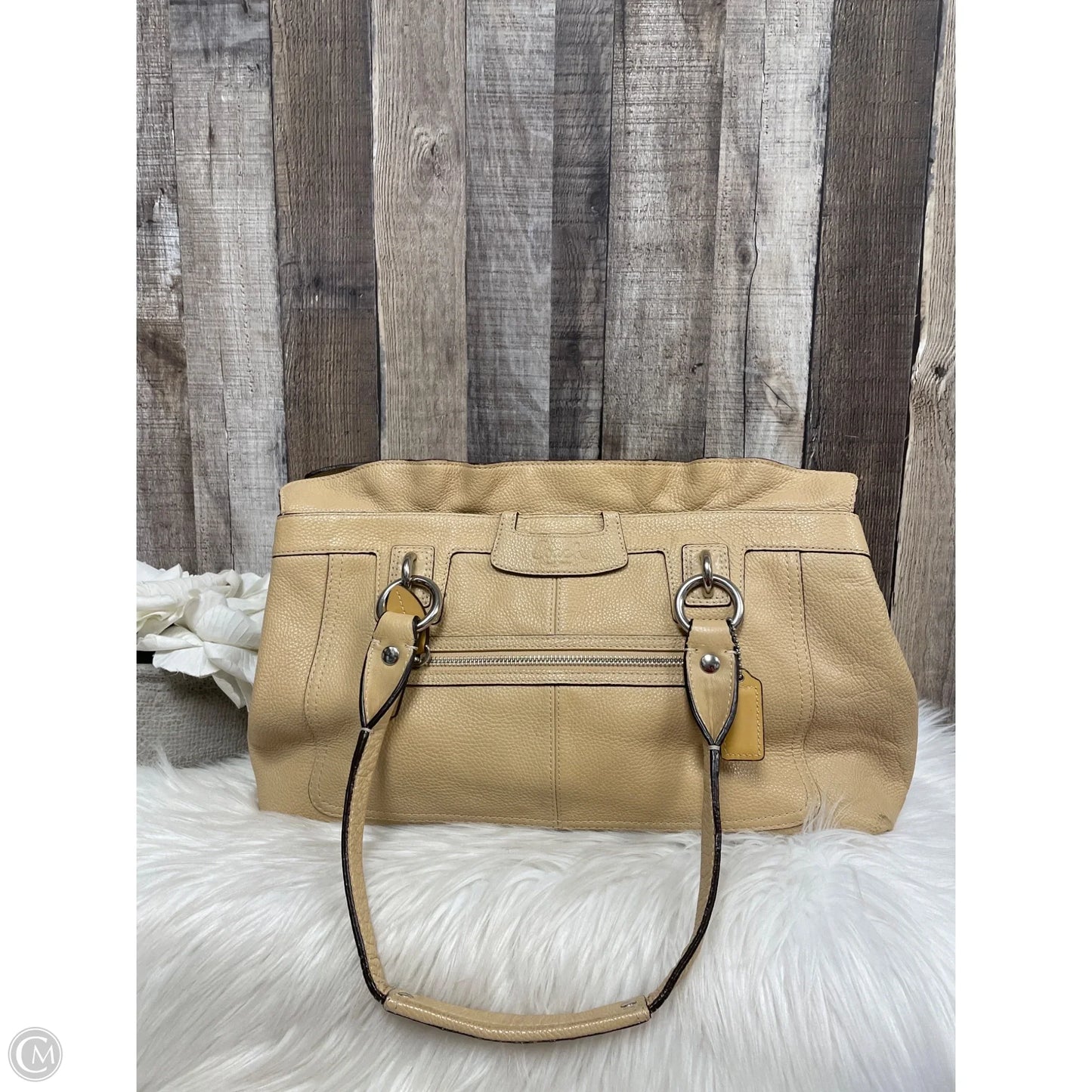 Handbag Designer By Coach, Size: Large