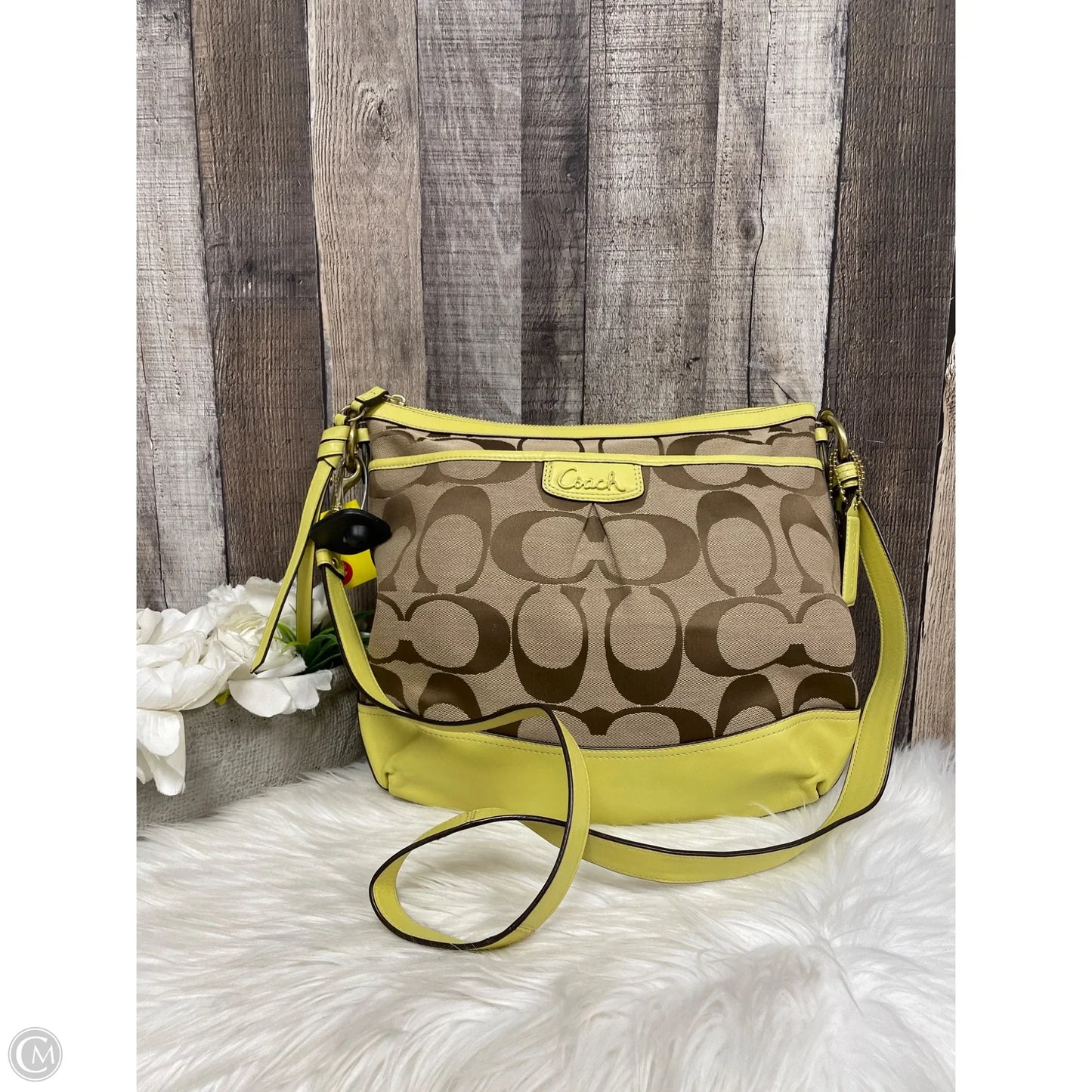 Crossbody Designer By Coach, Size: Large