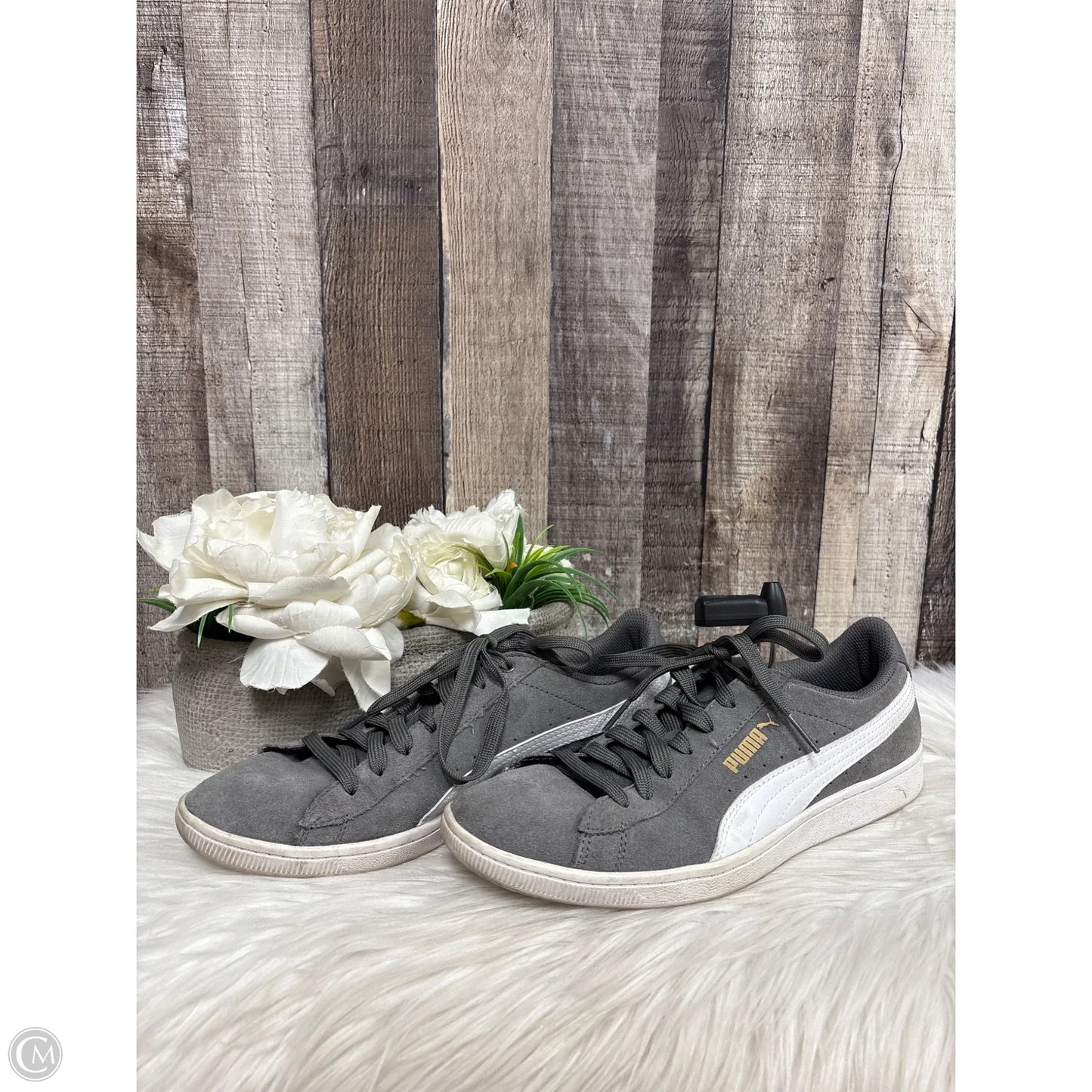 Shoes Athletic By Puma In Grey, Size: 9