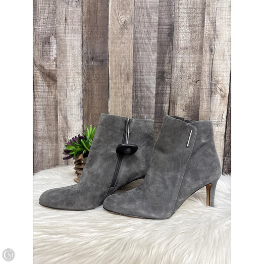Boots Ankle Heels By Vince Camuto In Grey, Size: 8