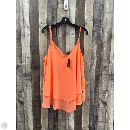 Top Sleeveless By Torrid In Orange, Size: 2x