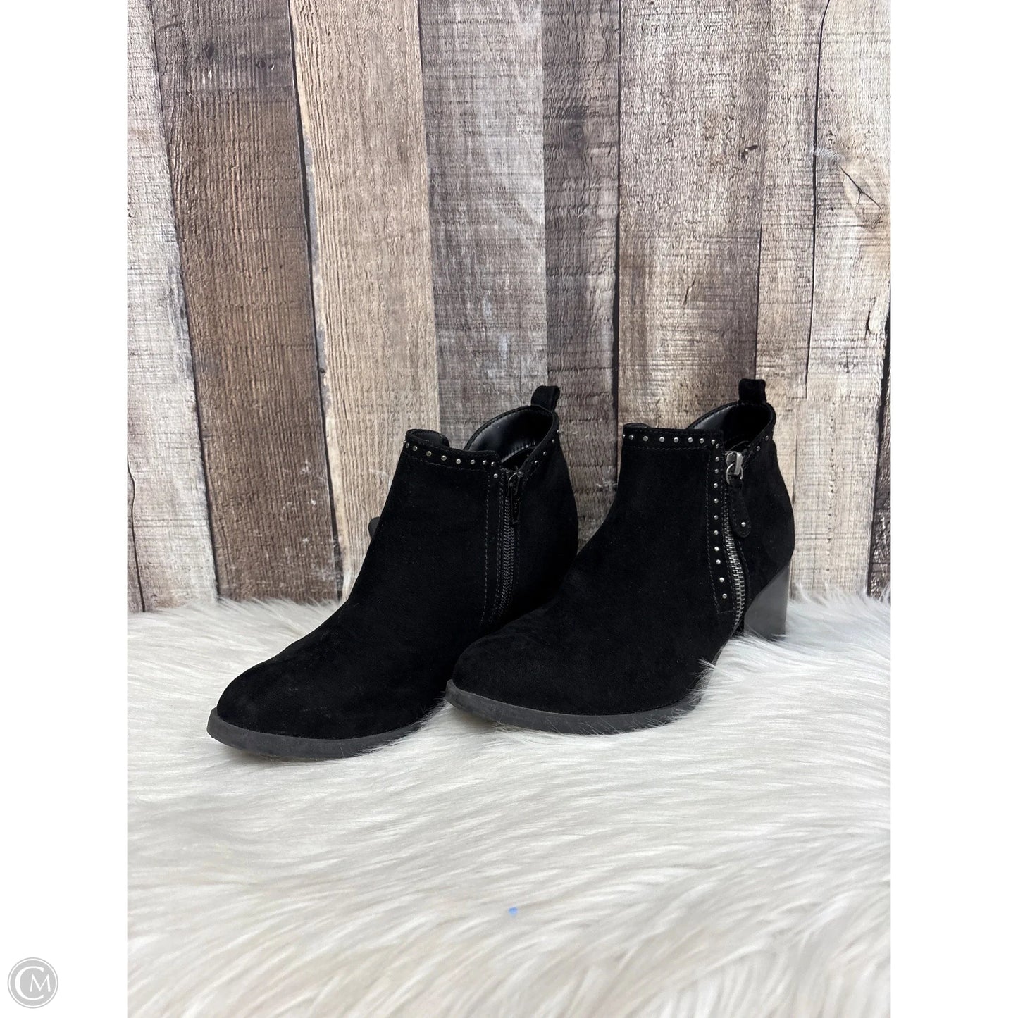Boots Ankle Heels By Sonoma In Black, Size: 7