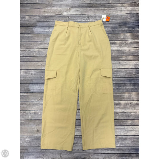 Pants Wide Leg By And Now This In Tan, Size: Xl