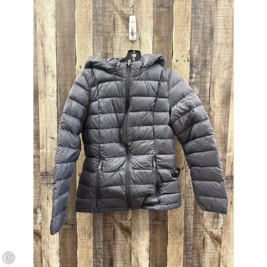 Coat Puffer & Quilted By Charter Club In Grey, Size: S