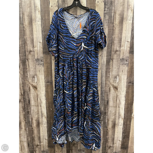 Dress Casual Maxi By Avenue In Multi-colored, Size: 1x