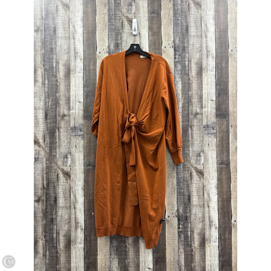 Sweater Cardigan By Exlura In Brown, Size: S