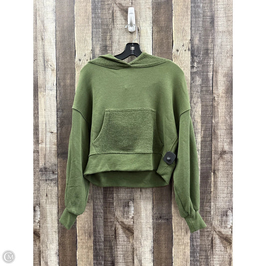 Sweatshirt Hoodie By Zenana In Green, Size: S