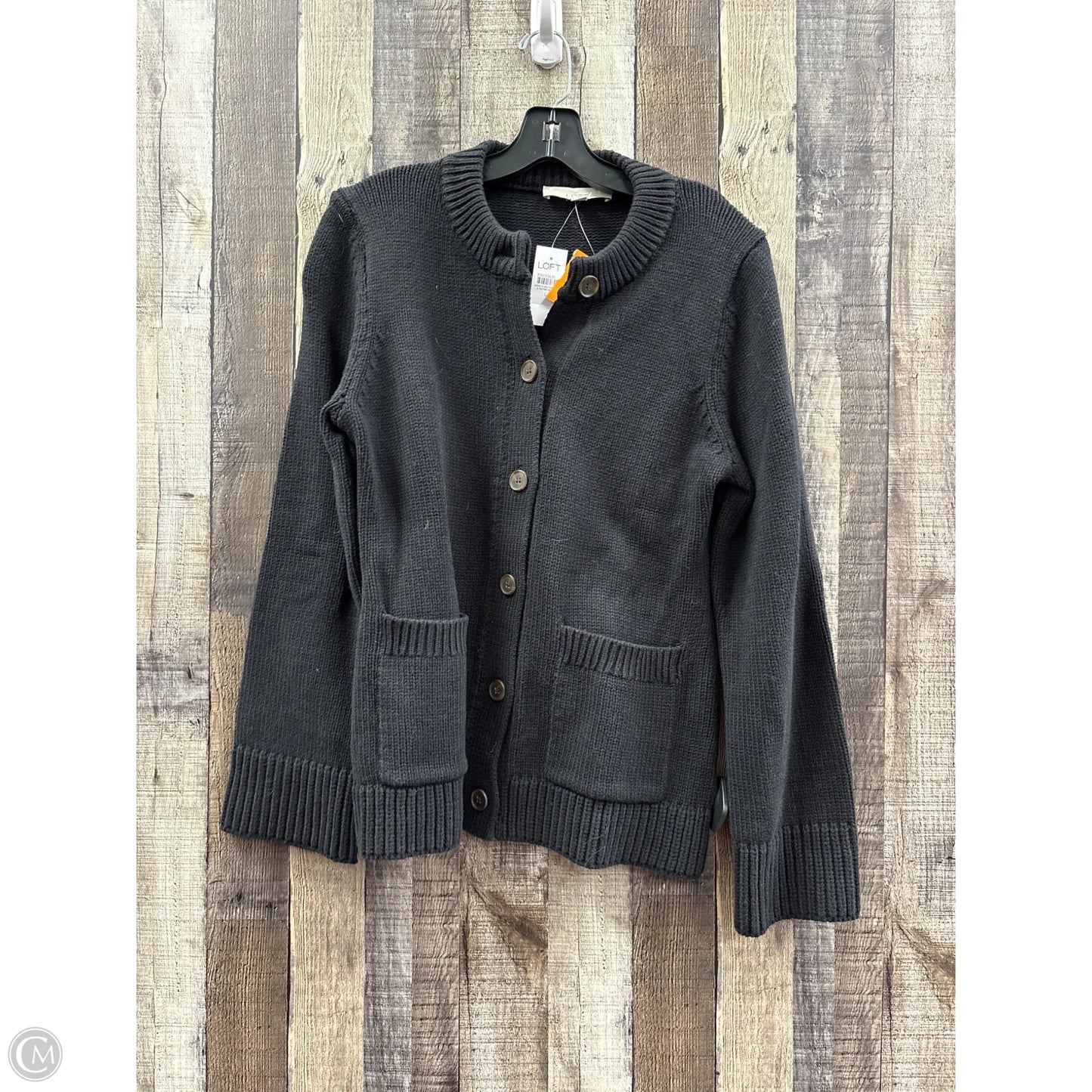 Cardigan By Loft In Black, Size: L