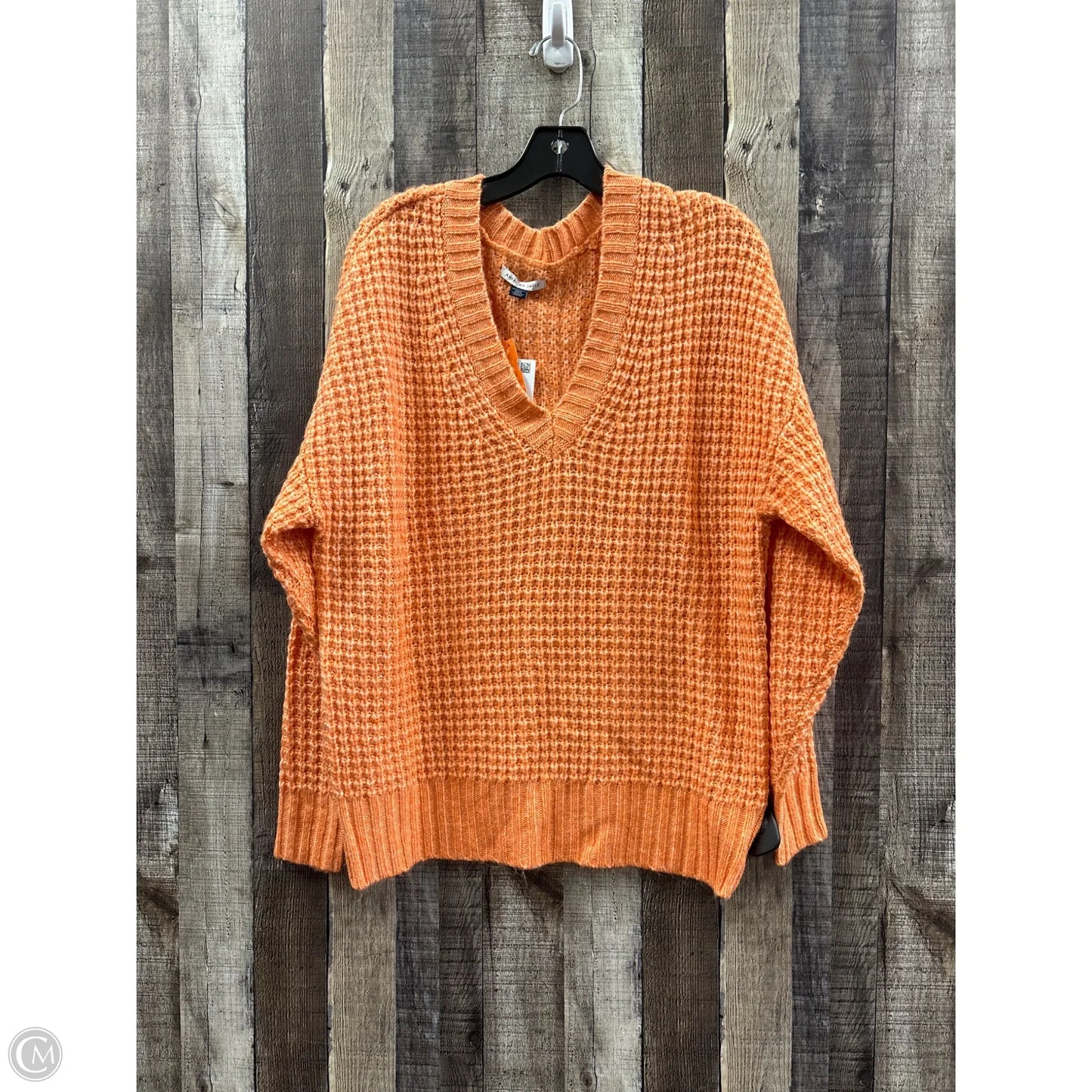 Sweater By American Eagle In Orange, Size: Xs