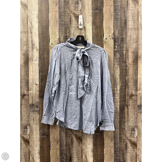 Top Long Sleeve By Loft In Blue, Size: S