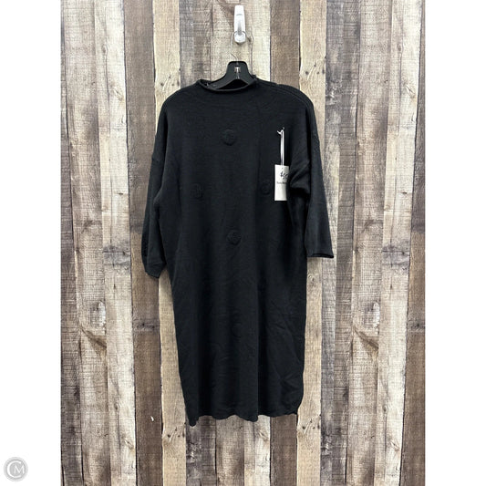 Dress Sweater By Clothes Mentor In Black, Size: S