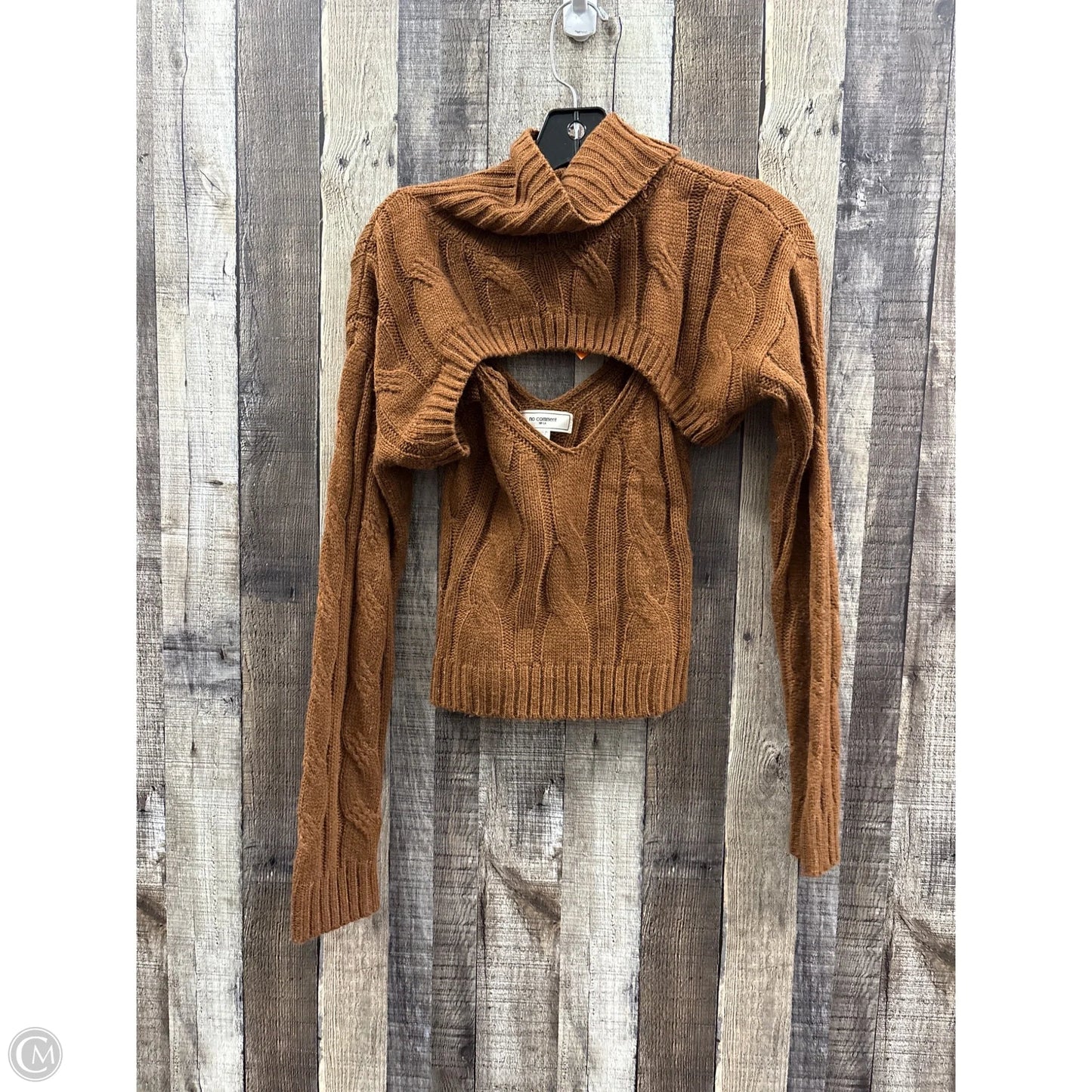 Sweater By No Comment In Brown, Size: M