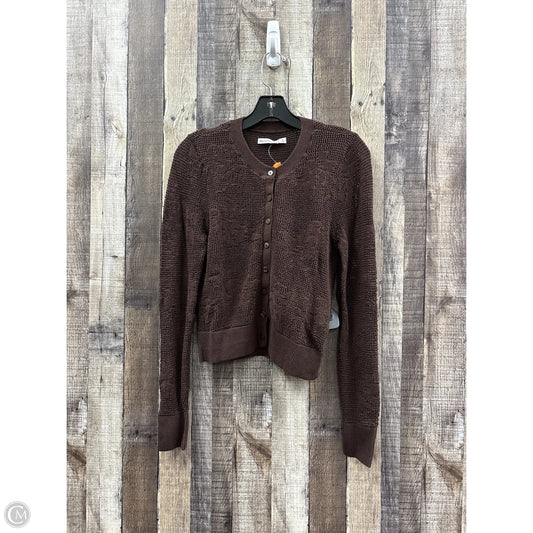 Sweater Cardigan By Abercrombie And Fitch In Brown, Size: S