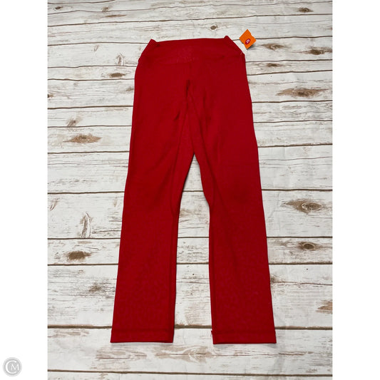 Athletic Leggings By Zyia In Red, Size: 4