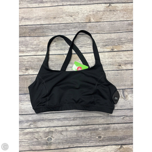Athletic Bra By Avia In Black, Size: S