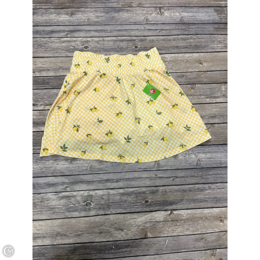Athletic Skort By Puma In Yellow, Size: Xs