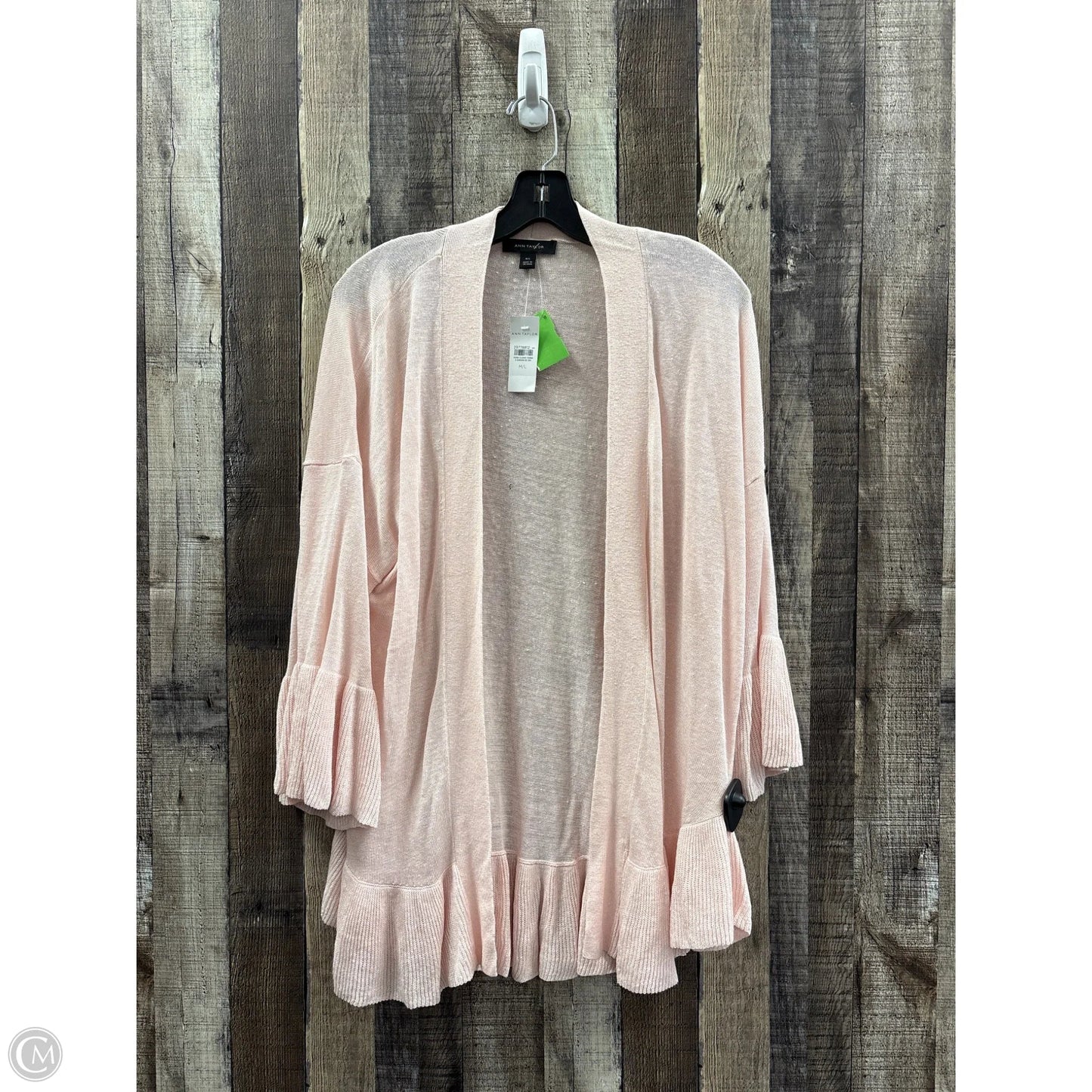 Cardigan By Ann Taylor In Pink, Size: M