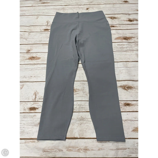 Athletic Leggings By Fabletics In Grey, Size: Xl