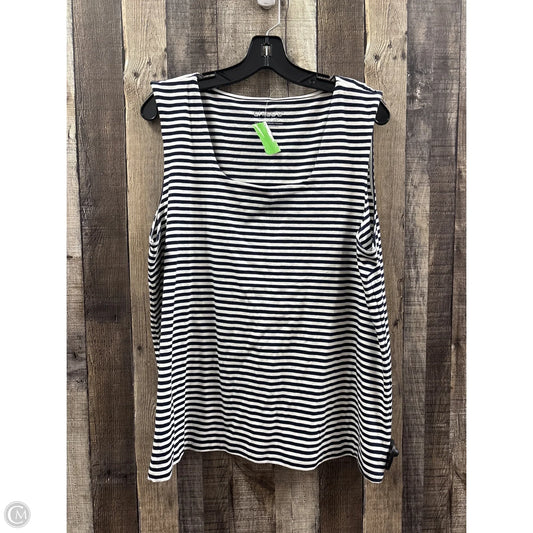 Tank Top By Chicos In Striped Pattern, Size: Xxl