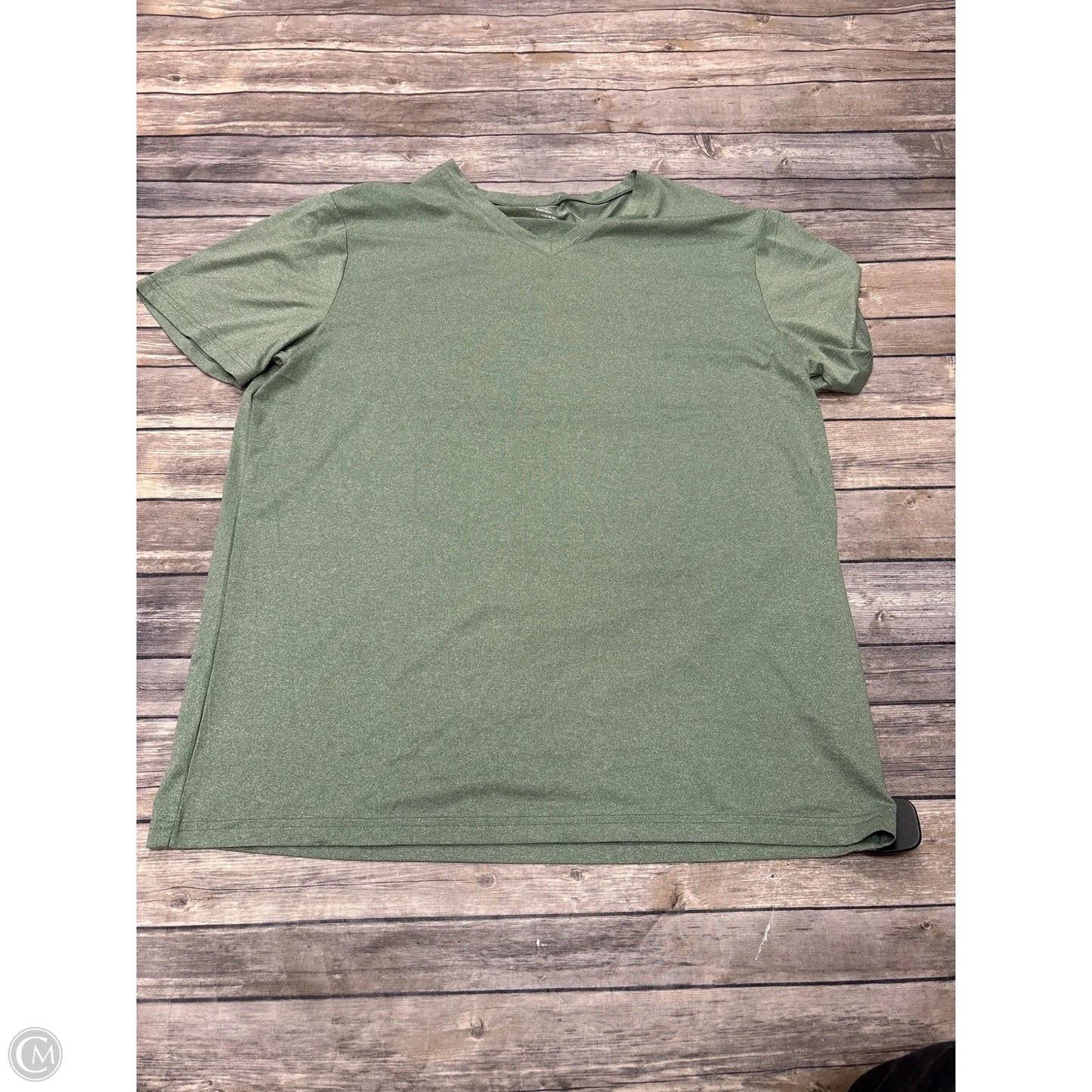 Athletic Top Short Sleeve By Cme In Green, Size: Xl