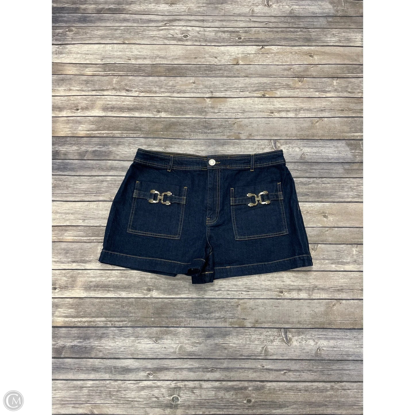 Shorts By Bold Elements In Blue Denim, Size: 16