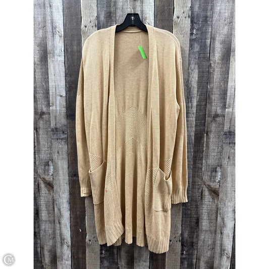 Sweater Cardigan By Lululemon In Gold, Size: Osfm