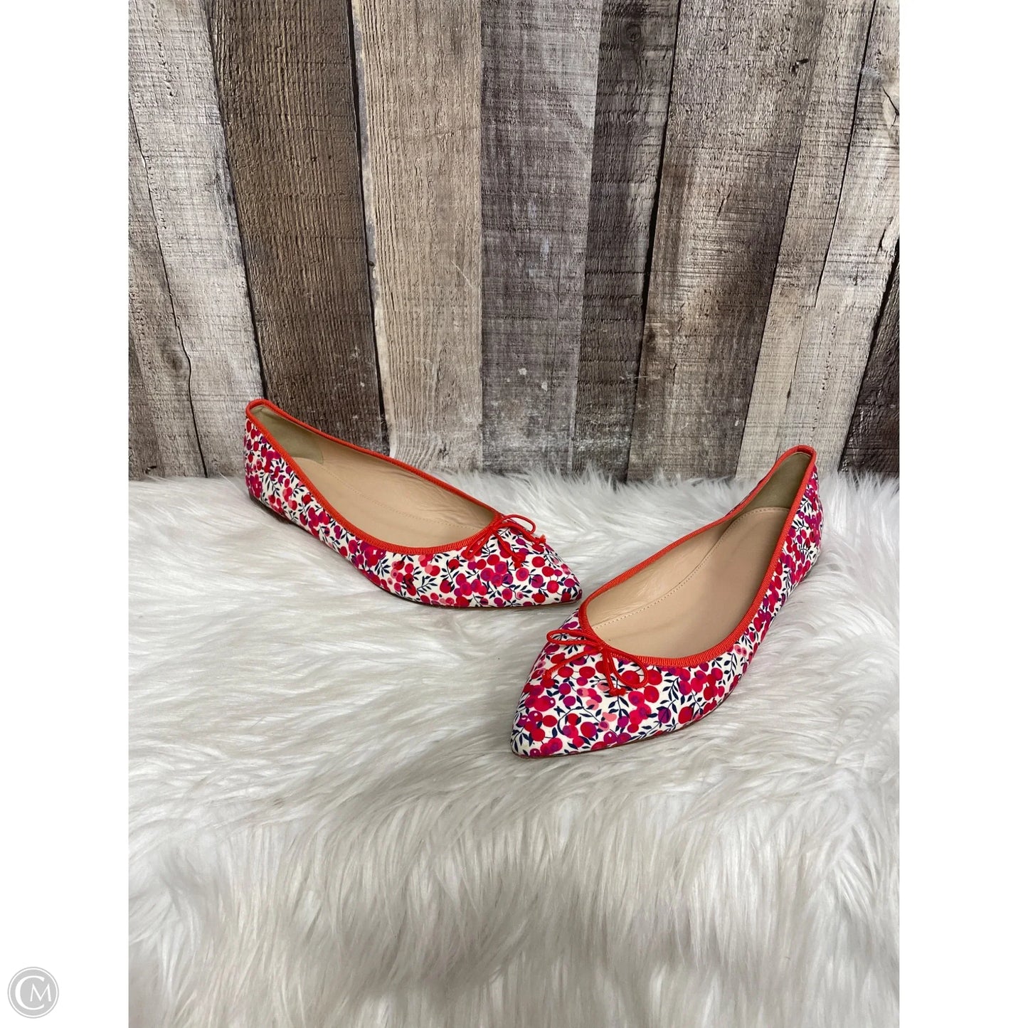 Shoes Flats By J. Crew In Floral Print, Size: 10