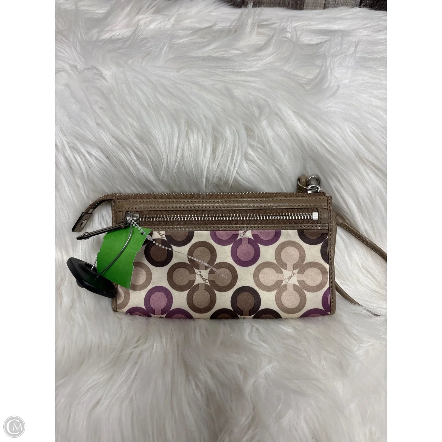 Wristlet Designer By Coach, Size: Medium