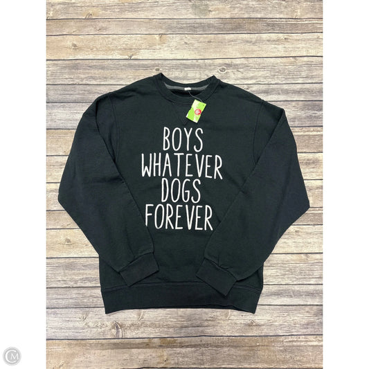 Sweatshirt Crewneck By Cmf In Black & White, Size: Sp